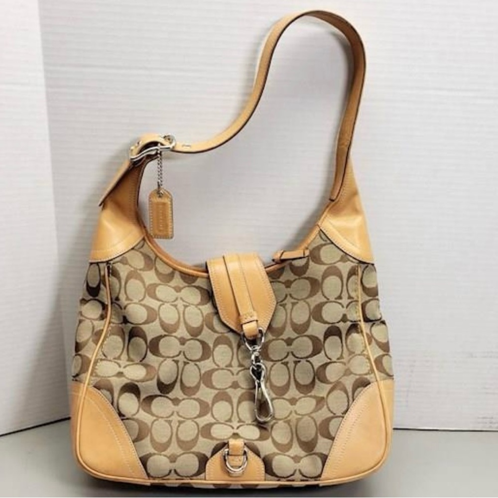 Coach Signature Hobo Shoulder Bag - Y2K Vintage- EUC
